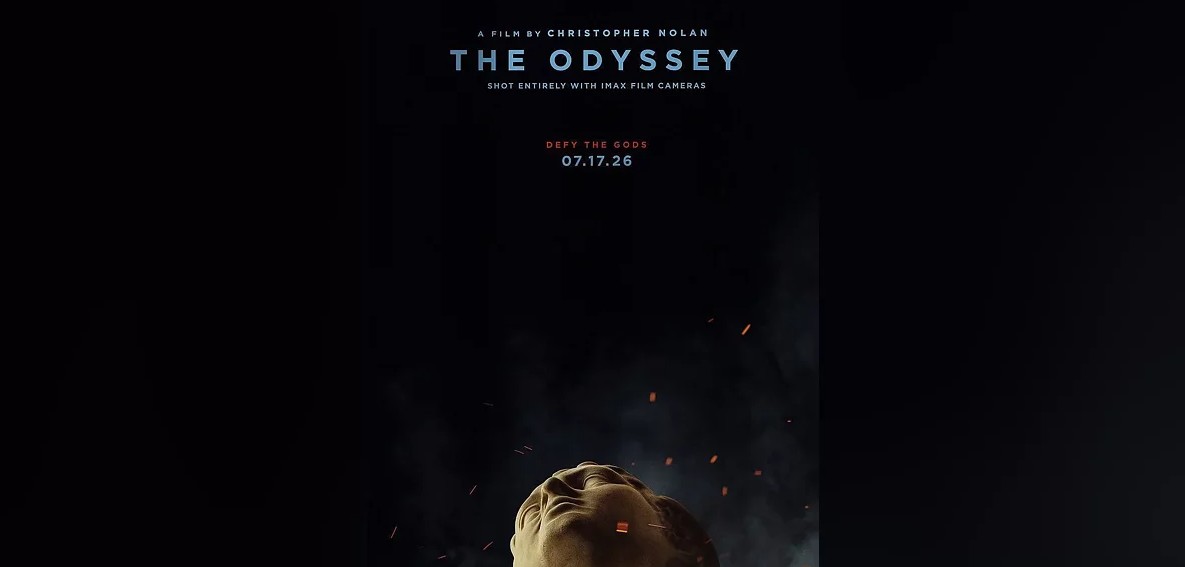 Une première affiche pour The Odyssey, le prochain film de Christopher Nolan.